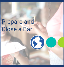 Customer Service_Prepare and close a bar